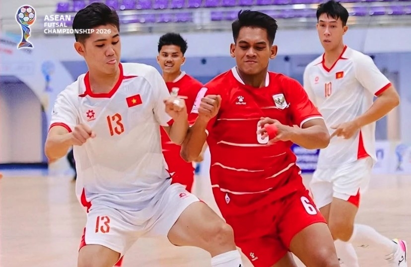 Vietnam lose 2-3 to Indonesia in ASEAN Futsal Championship 2026 semifinal